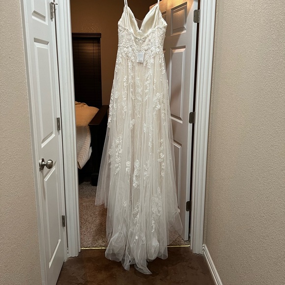David’s Bridal - Melissa Sweet A-Line Dress - Picture 4 of 6